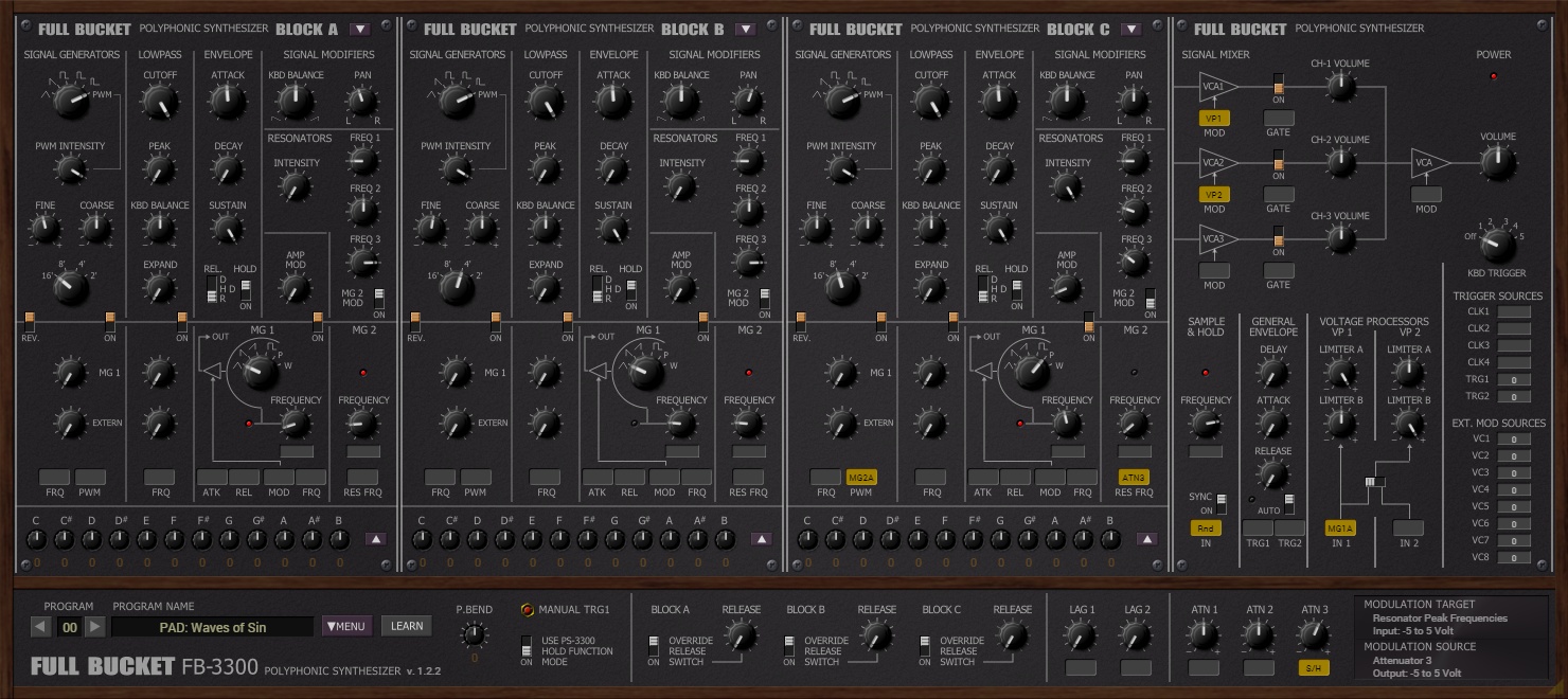 Full Bucket Music FB 3300