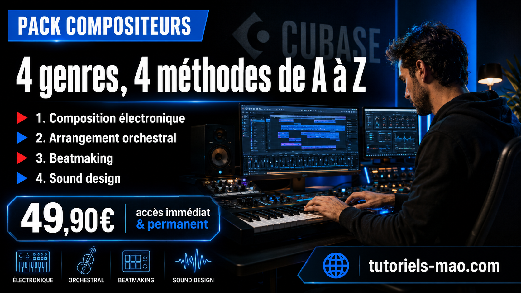 Pack Compositeurs – 4 genres, 4 méthodes de A à Z