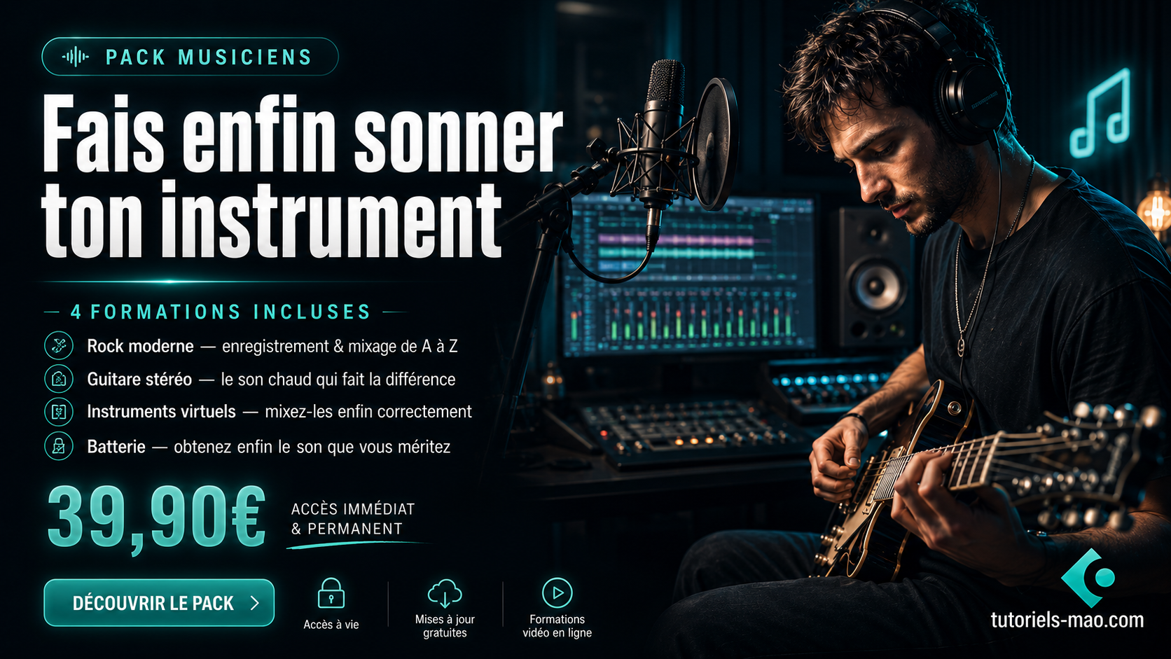 Pack Musiciens – fais enfin sonner ton instrument